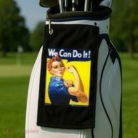 We Can Do It! Golf Towel thumb 2