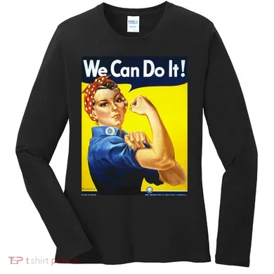 We Can Do It! Women's Long Sleeve Shirt