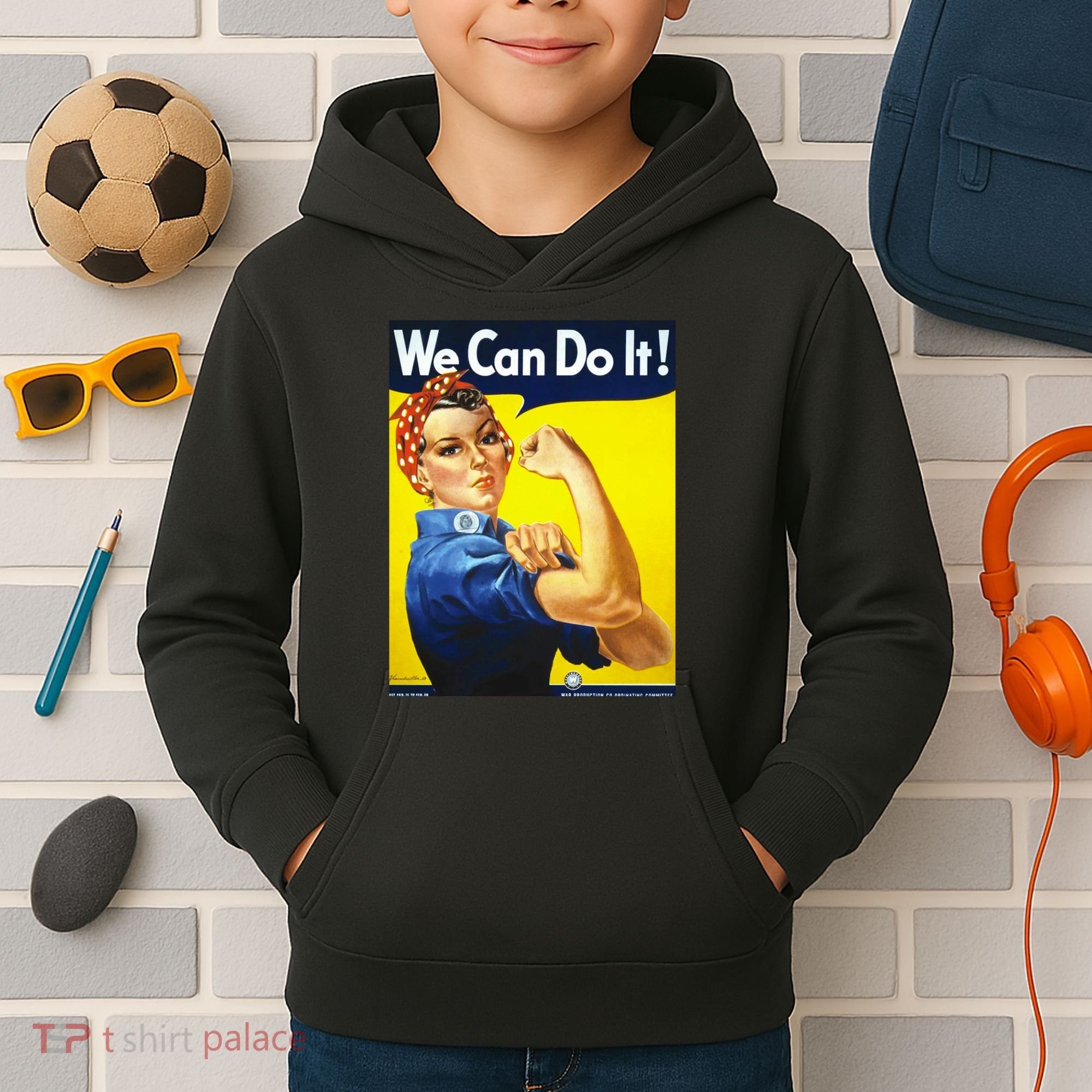 We Can Do It! Kids Hoodie