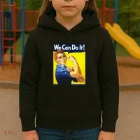 We Can Do It! Kids Hoodie thumb 3