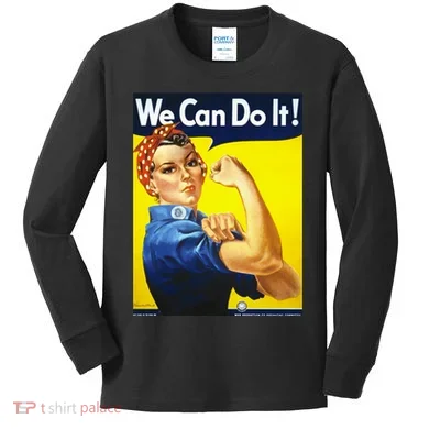We Can Do It! Kids Long Sleeve Shirt