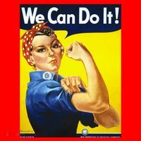 We Can Do It! Santa Hat thumb 1