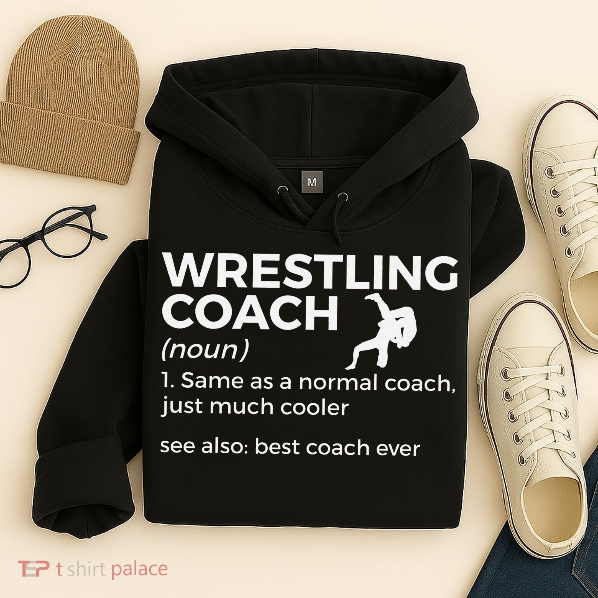 Wrestling Coach Definition Best Coach Ever  Hoodie
