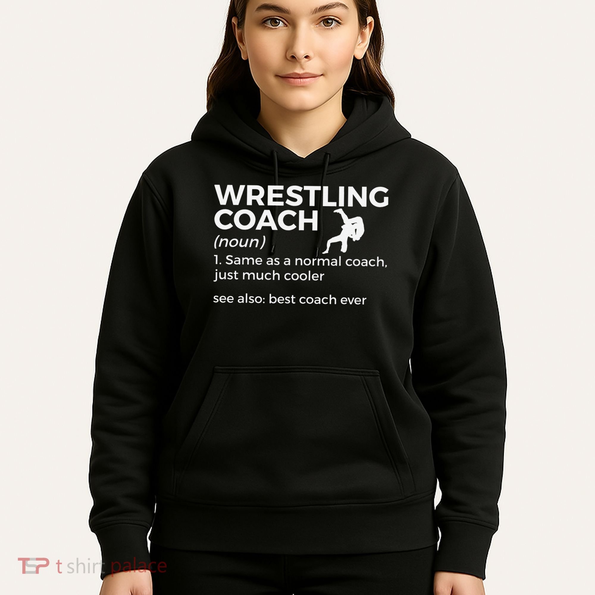 Wrestling Coach Definition Best Coach Ever  Hoodie