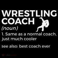 Wrestling Coach Definition Best Coach Ever  Ornament thumb 1