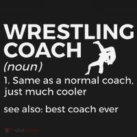 Wrestling Coach Definition Best Coach Ever  Kids Hoodie thumb 5