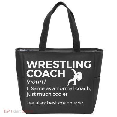 Wrestling Coach Definition Best Coach Ever  Tote Bag