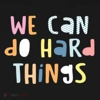 We Can Do Hard Things Motivational Quote Toddler Hoodie thumb 2