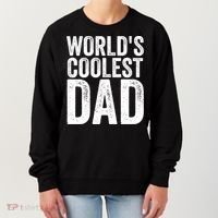 Worlds Coolest Dad Fathers Day Fatherhood Gift Women's Sweatshirt thumb 0