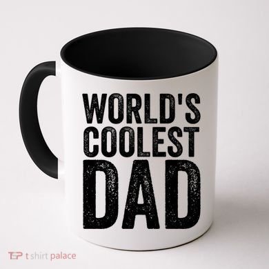 Worlds Coolest Dad Fathers Day Fatherhood Gift Coffee Mug