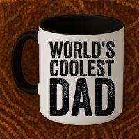 Worlds Coolest Dad Fathers Day Fatherhood Gift Coffee Mug thumb 2