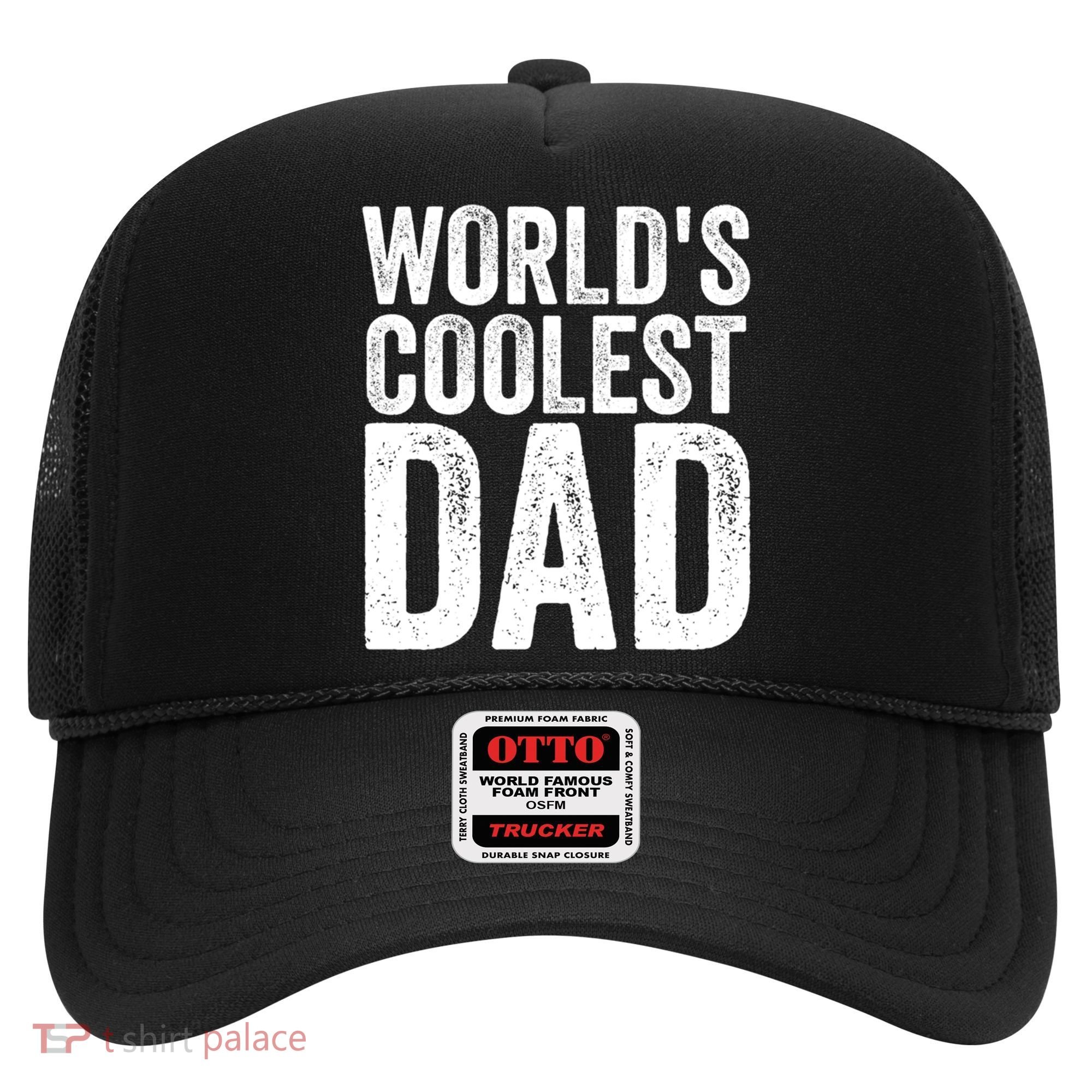 Worlds Coolest Dad Fathers Day Fatherhood Gift Hat