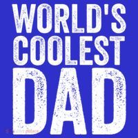 Worlds Coolest Dad Fathers Day Fatherhood Gift Visor thumb 3