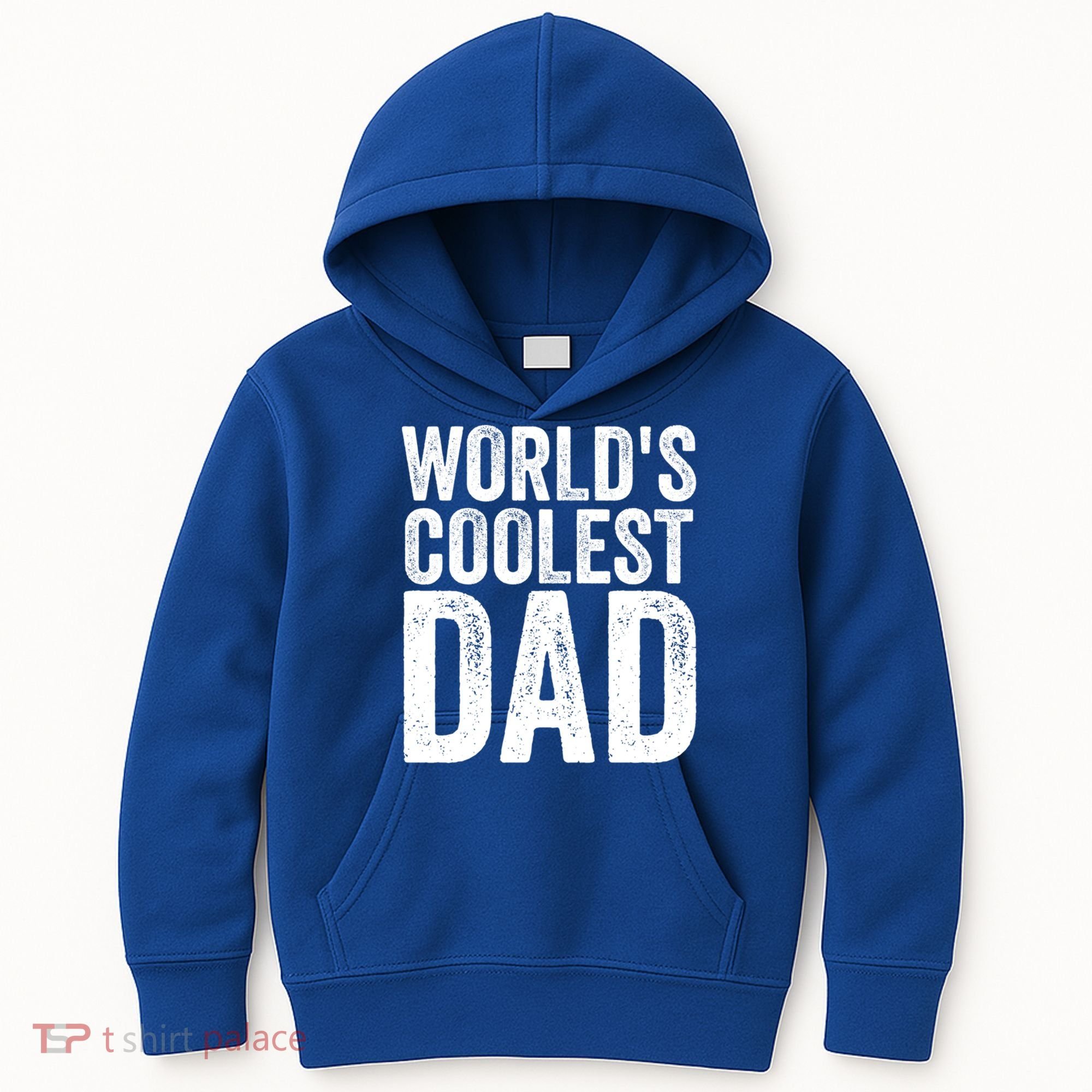 Worlds Coolest Dad Fathers Day Fatherhood Gift Kids Hoodie