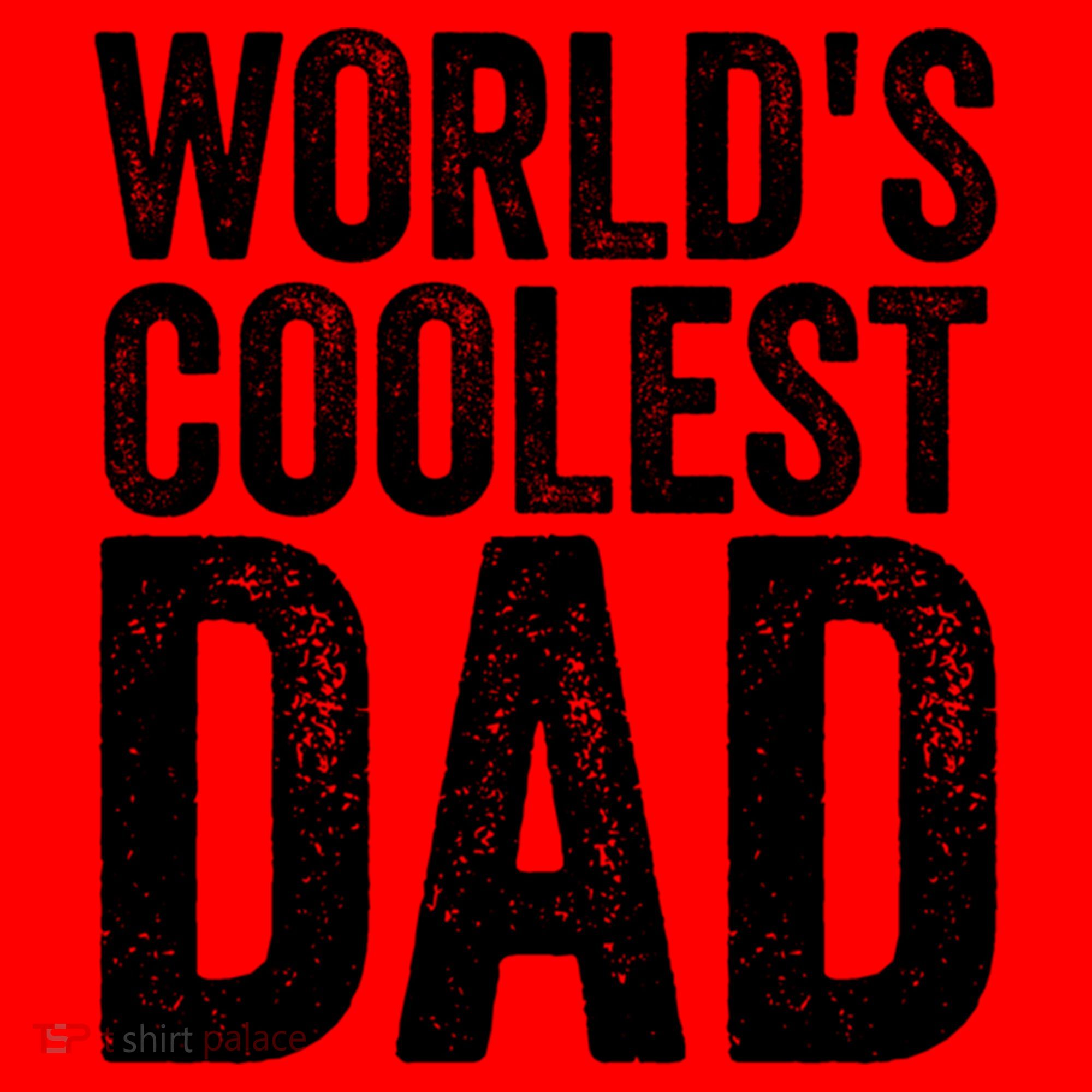 Worlds Coolest Dad Fathers Day Fatherhood Gift Santa Hat