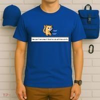 We Cant Expect God To Do All The Work Cat Click Click T-Shirt thumb 6