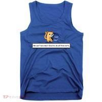 We Cant Expect God To Do All The Work Cat Click Click Tank Top thumb 0