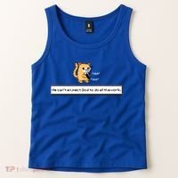 We Cant Expect God To Do All The Work Cat Click Click Tank Top thumb 2