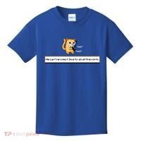 We Cant Expect God To Do All The Work Cat Click Click Kids T-Shirt thumb 0
