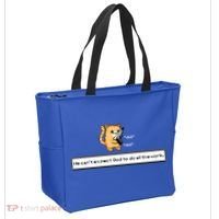 We Cant Expect God To Do All The Work Cat Click Click Tote Bag thumb 2
