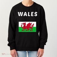 Wales Cymru Flag Souvenir Gift Cardiff Welsh Women's Sweatshirt thumb 0