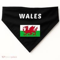 Wales Cymru Flag Souvenir Gift Cardiff Welsh USA-Made Doggie Bandana thumb 0
