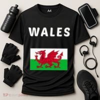 Wales Cymru Flag Souvenir Gift Cardiff Welsh Cooling Performance Crew T-Shirt thumb 3