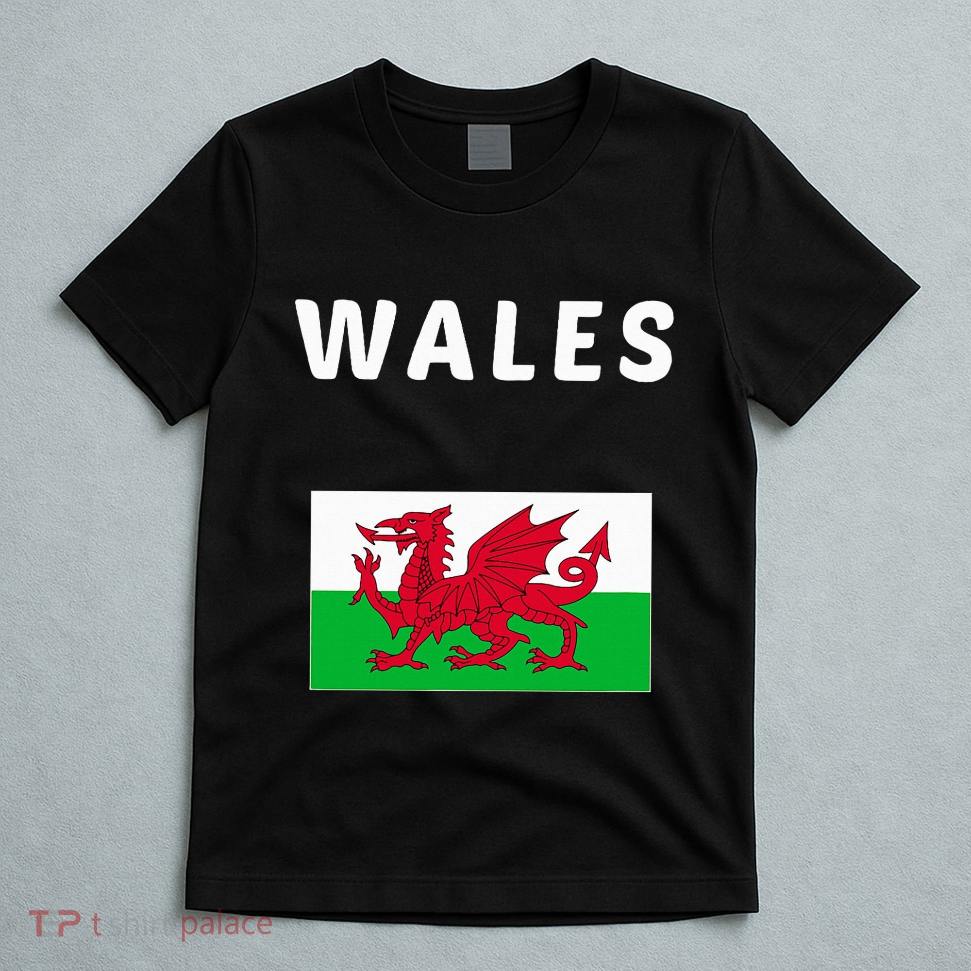Wales Cymru Flag Souvenir Gift Cardiff Welsh T-Shirt
