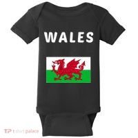 Wales Cymru Flag Souvenir Gift Cardiff Welsh Baby Bodysuit thumb 0