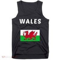 Wales Cymru Flag Souvenir Gift Cardiff Welsh Tank Top thumb 0