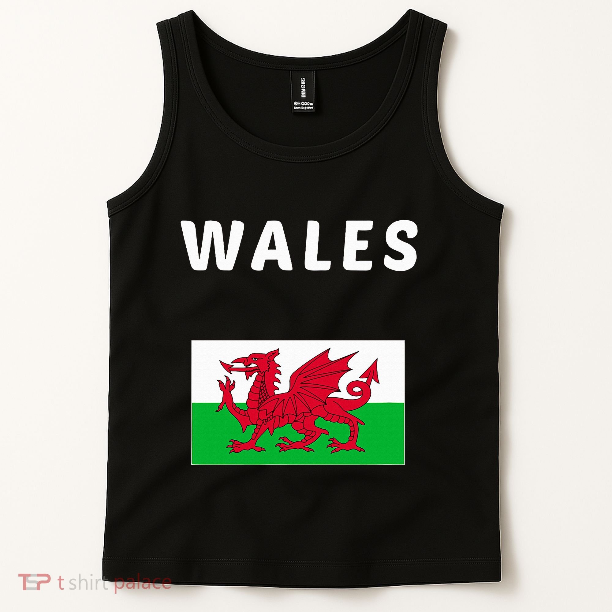 Wales Cymru Flag Souvenir Gift Cardiff Welsh Tank Top