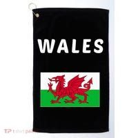 Wales Cymru Flag Souvenir Gift Cardiff Welsh Golf Towel thumb 0