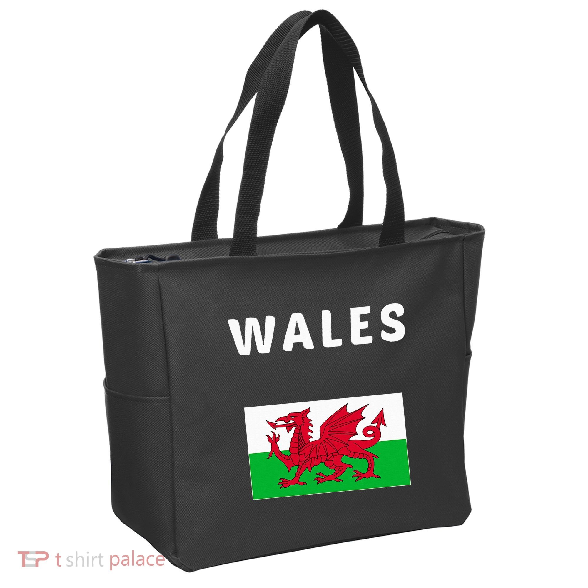 Wales Cymru Flag Souvenir Gift Cardiff Welsh Tote Bag