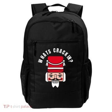 Whats Crackin Funny Christmas Nutcracker Backpack