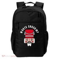 Whats Crackin Funny Christmas Nutcracker Backpack thumb 0
