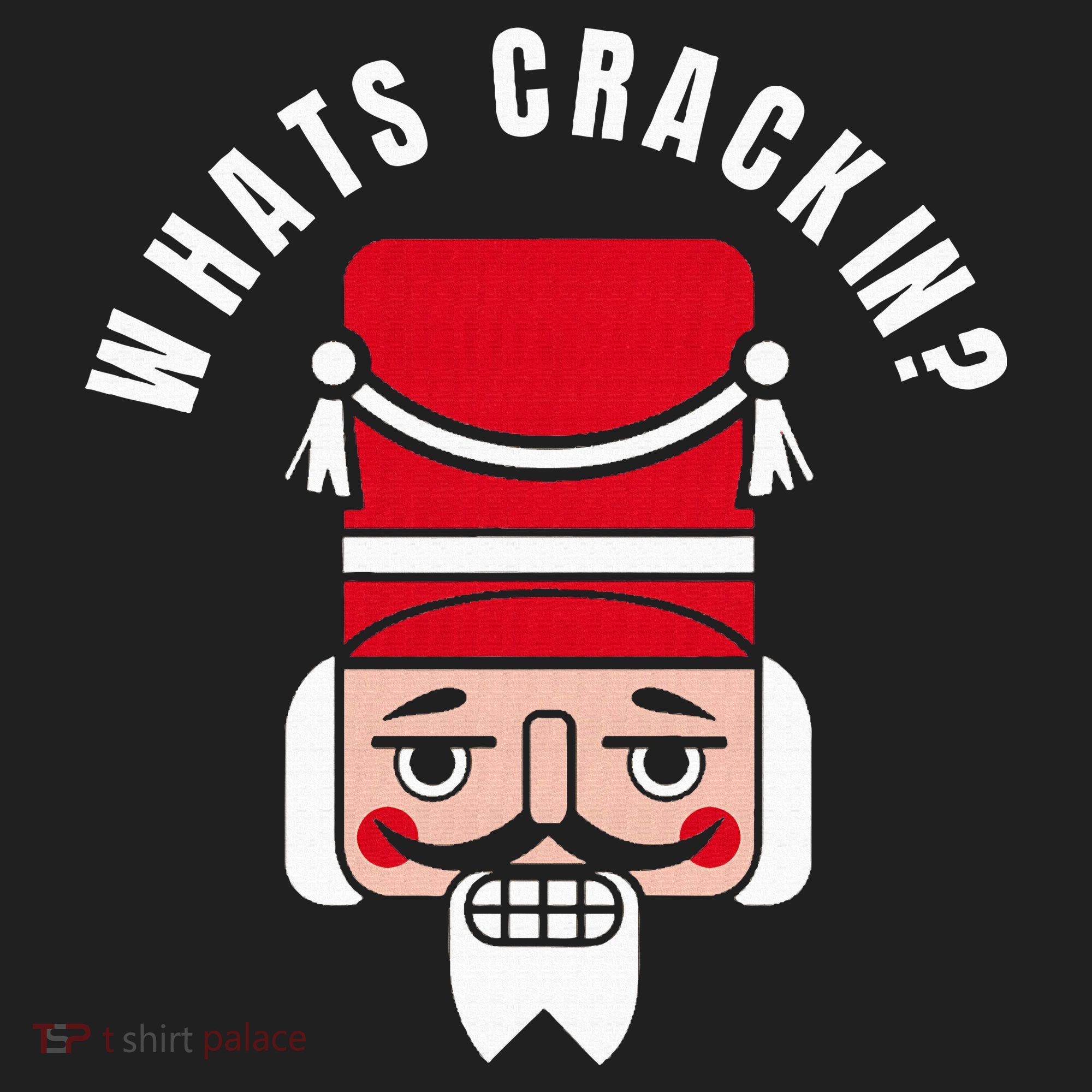 Whats Crackin Funny Christmas Nutcracker Beanie
