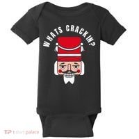 Whats Crackin Funny Christmas Nutcracker Baby Bodysuit thumb 0