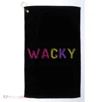 Wacky Clothes For Mismatch Day Golf Towel thumb 0