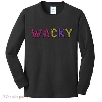 Wacky Clothes For Mismatch Day Kids Long Sleeve Shirt