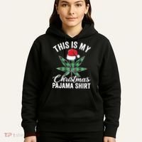Weed Christmas Funny Marijuana Pot Leaf Cannabis Hoodie thumb 5