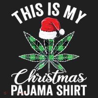 Weed Christmas Funny Marijuana Pot Leaf Cannabis Golf Towel thumb 3