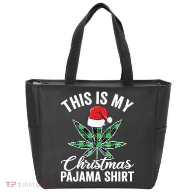 Weed Christmas Funny Marijuana Pot Leaf Cannabis Tote Bag