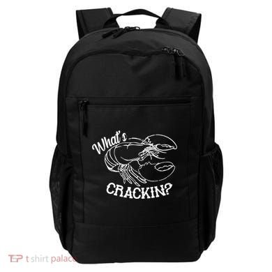 Whats Crackin Funny Lobster Backpack