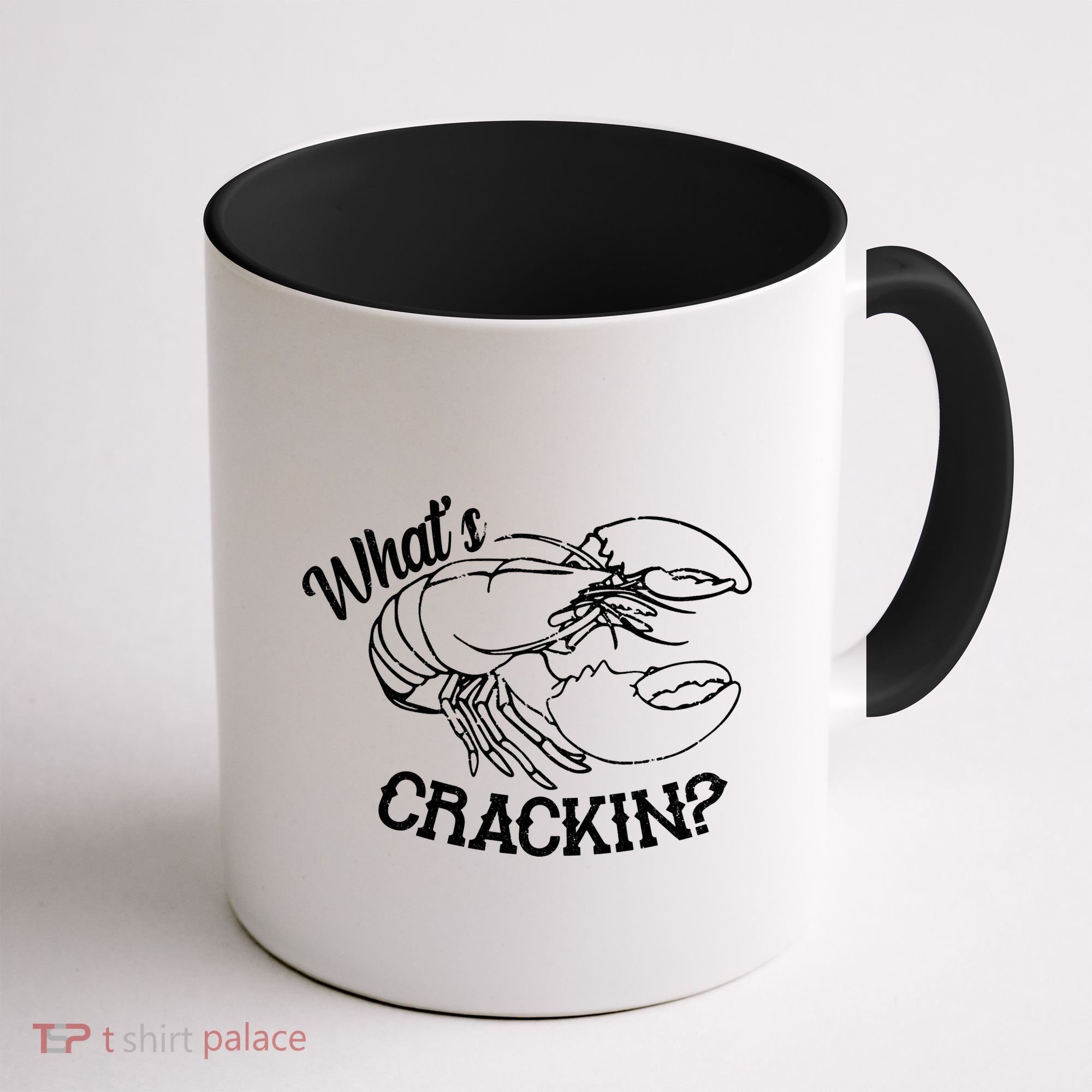 Whats Crackin Funny Lobster Coffee Mug