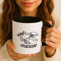 Whats Crackin Funny Lobster Coffee Mug thumb 3