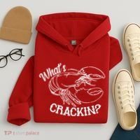 Whats Crackin Funny Lobster Hoodie thumb 4
