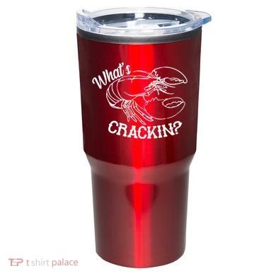 Whats Crackin Funny Lobster Tumbler