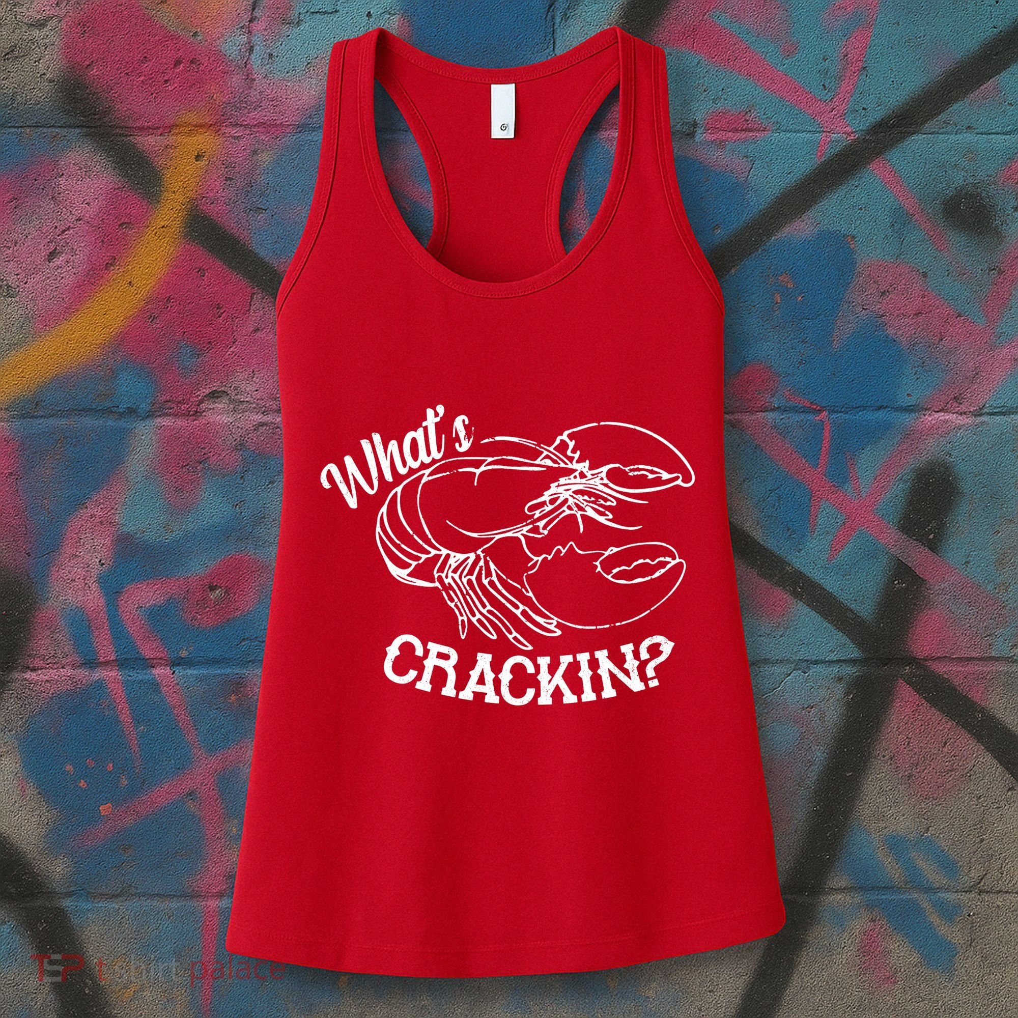 Whats Crackin Funny Lobster Women's Tank Top