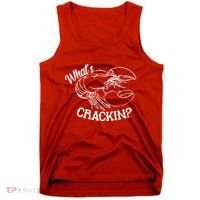 Whats Crackin Funny Lobster Tank Top thumb 0
