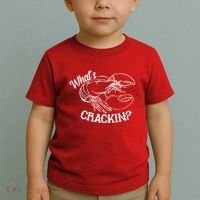 Whats Crackin Funny Lobster Toddler T-Shirt thumb 2